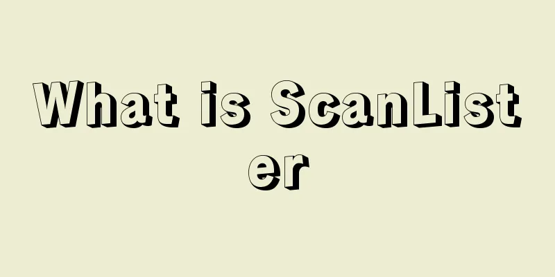 What is ScanLister
