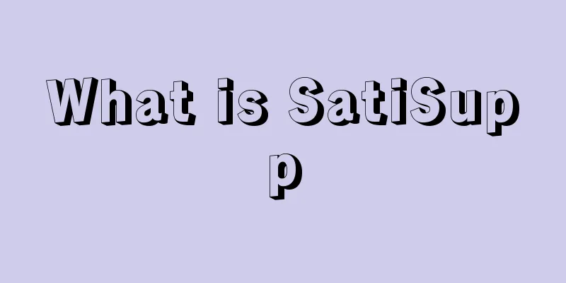 What is SatiSupp