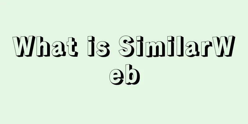 What is SimilarWeb