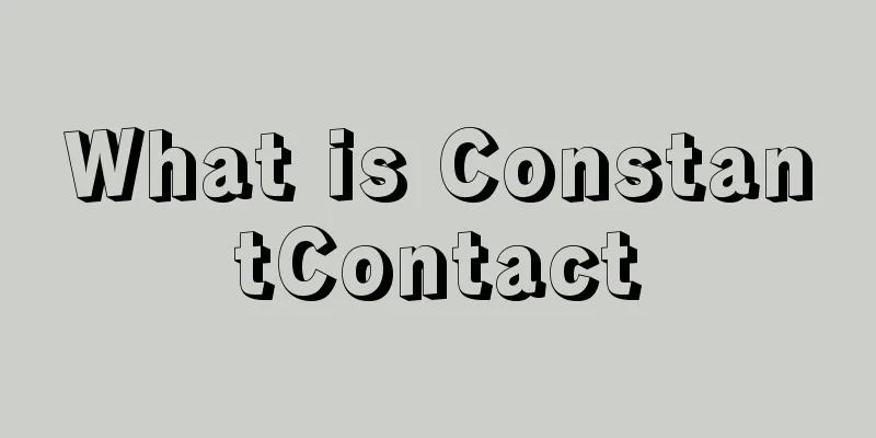 What is ConstantContact