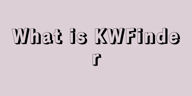 What is KWFinder