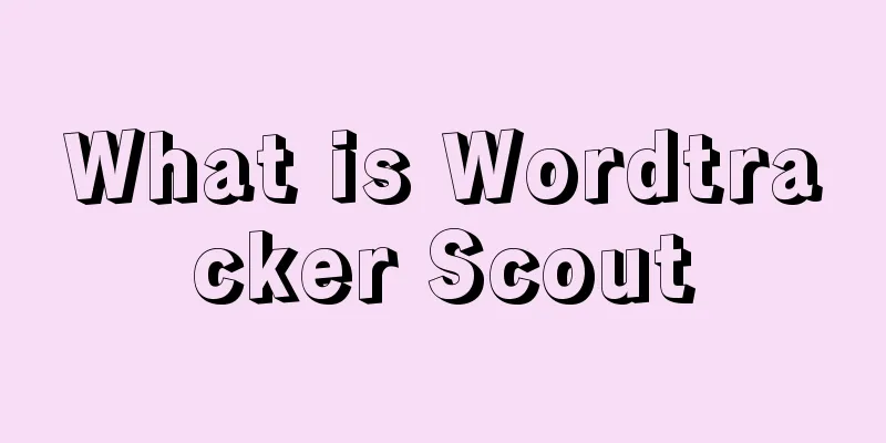 What is Wordtracker Scout