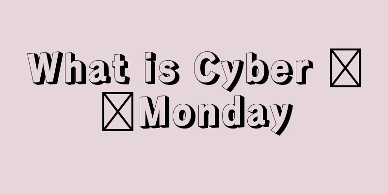 What is Cyber ​​Monday