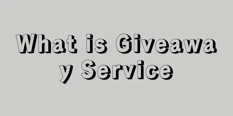 What is Giveaway Service