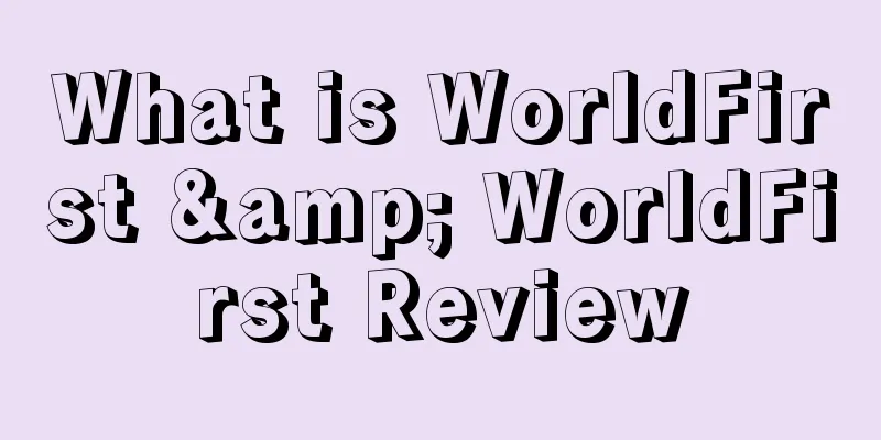 What is WorldFirst & WorldFirst Review