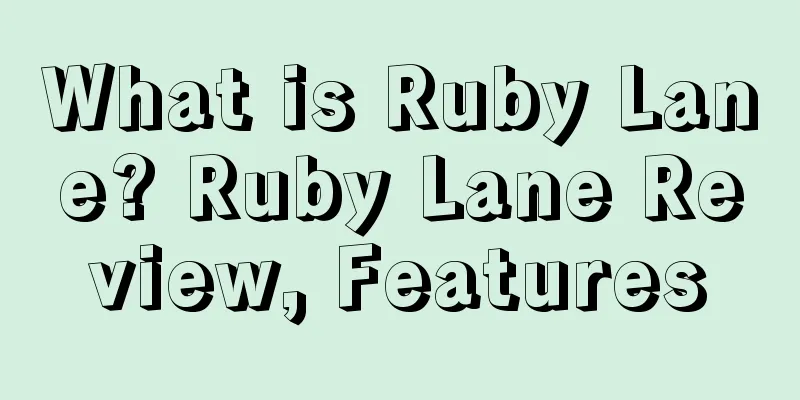 What is Ruby Lane? Ruby Lane Review, Features