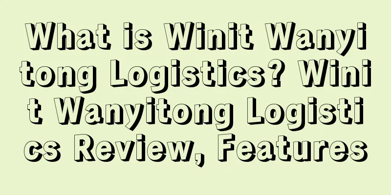 What is Winit Wanyitong Logistics? Winit Wanyitong Logistics Review, Features