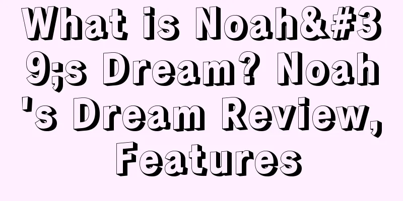 What is Noah's Dream? Noah's Dream Review, Features