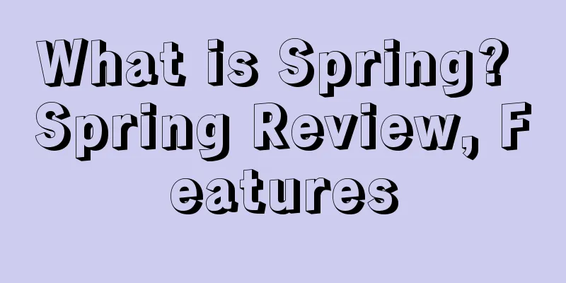 What is Spring? Spring Review, Features