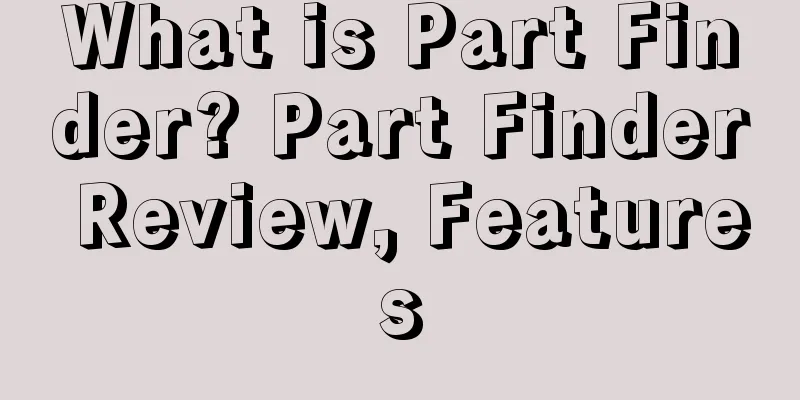 What is Part Finder? Part Finder Review, Features