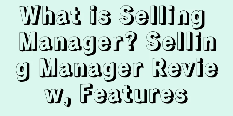 What is Selling Manager? Selling Manager Review, Features