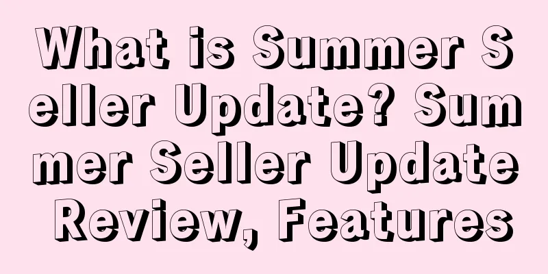 What is Summer Seller Update? Summer Seller Update Review, Features