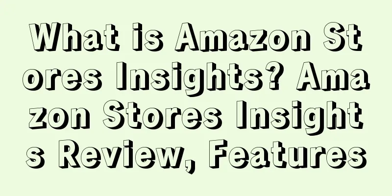 What is Amazon Stores Insights? Amazon Stores Insights Review, Features