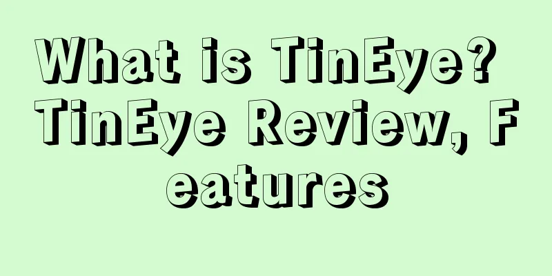 What is TinEye? TinEye Review, Features