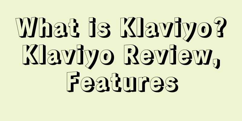 What is Klaviyo? Klaviyo Review, Features