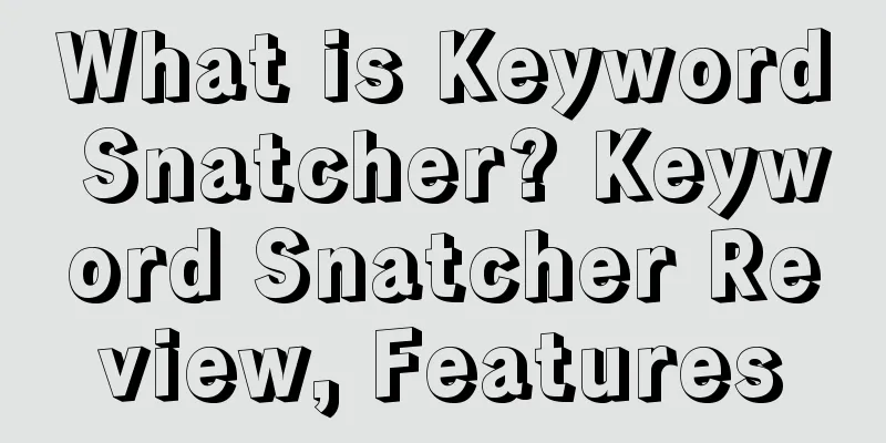 What is Keyword Snatcher? Keyword Snatcher Review, Features