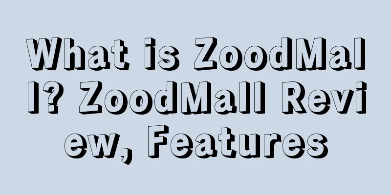 What is ZoodMall? ZoodMall Review, Features
