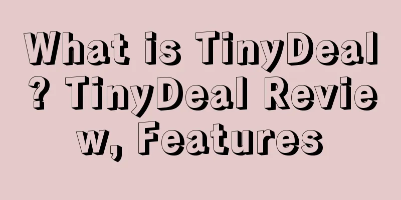 What is TinyDeal? TinyDeal Review, Features