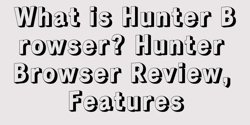 What is Hunter Browser? Hunter Browser Review, Features