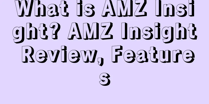 What is AMZ Insight? AMZ Insight Review, Features