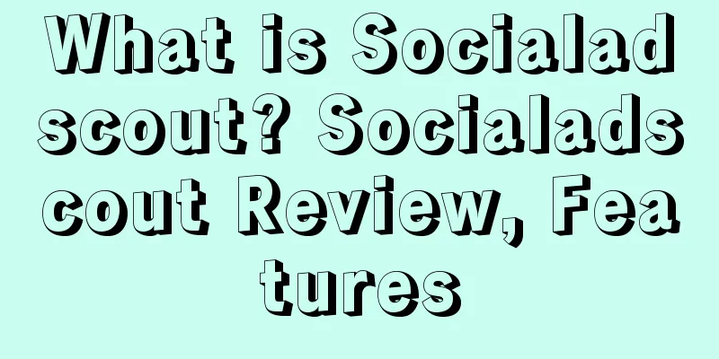 What is Socialadscout? Socialadscout Review, Features
