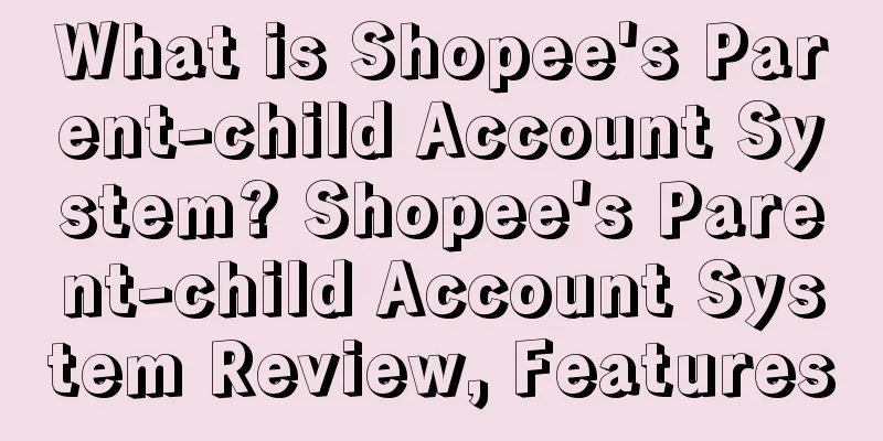 What is Shopee's Parent-child Account System? Shopee's Parent-child Account System Review, Features