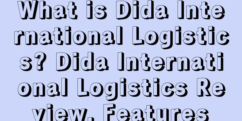 What is Dida International Logistics? Dida International Logistics Review, Features