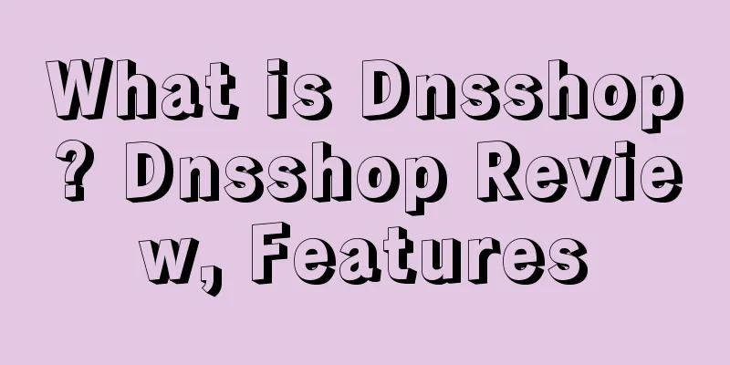 What is Dnsshop? Dnsshop Review, Features