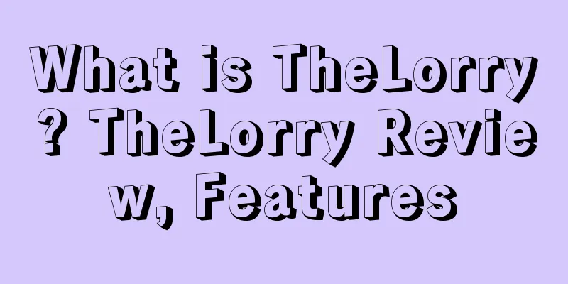 What is TheLorry? TheLorry Review, Features