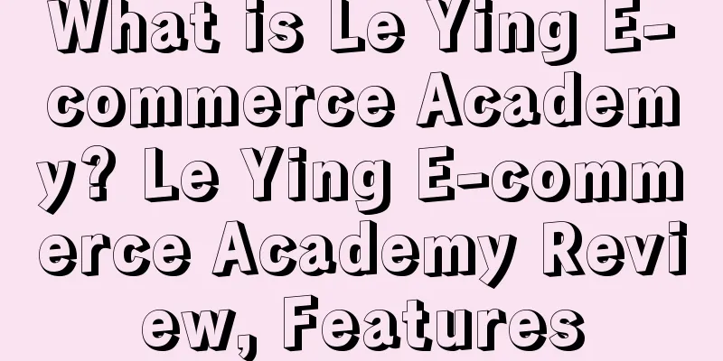 What is Le Ying E-commerce Academy? Le Ying E-commerce Academy Review, Features