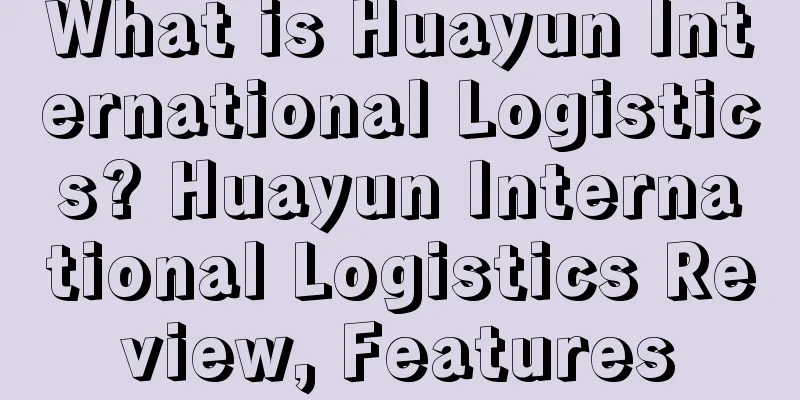 What is Huayun International Logistics? Huayun International Logistics Review, Features
