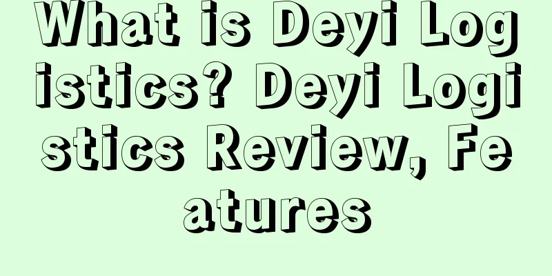 What is Deyi Logistics? Deyi Logistics Review, Features