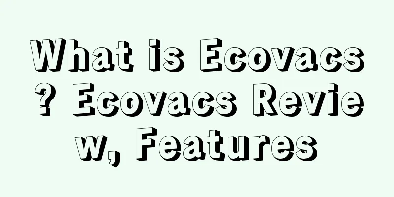 What is Ecovacs? Ecovacs Review, Features
