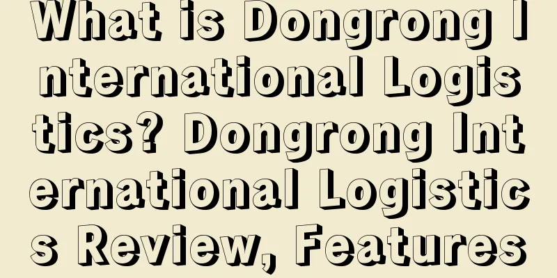 What is Dongrong International Logistics? Dongrong International Logistics Review, Features
