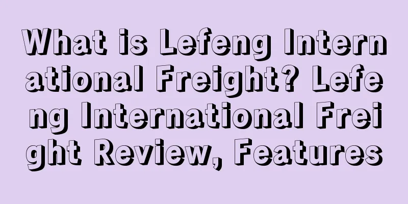What is Lefeng International Freight? Lefeng International Freight Review, Features