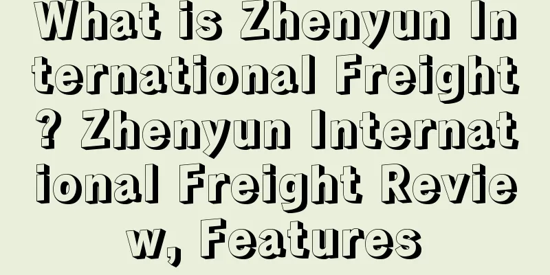 What is Zhenyun International Freight? Zhenyun International Freight Review, Features