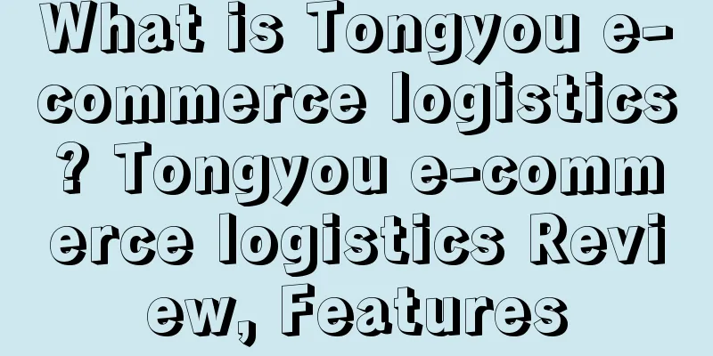 What is Tongyou e-commerce logistics? Tongyou e-commerce logistics Review, Features