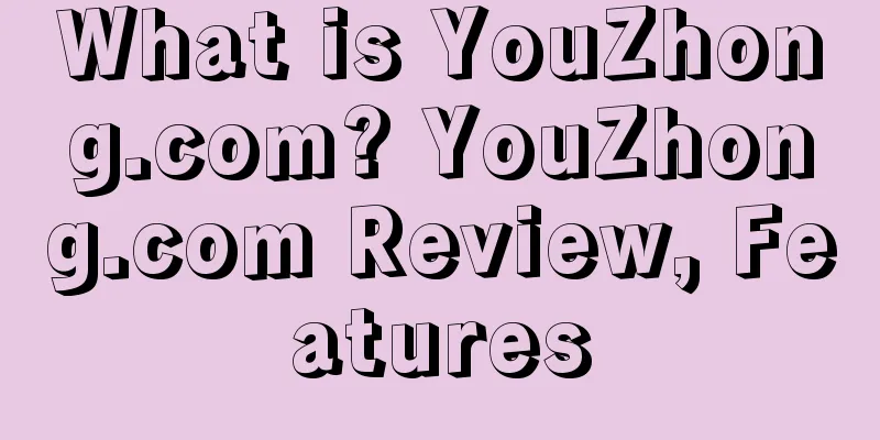 What is YouZhong.com? YouZhong.com Review, Features