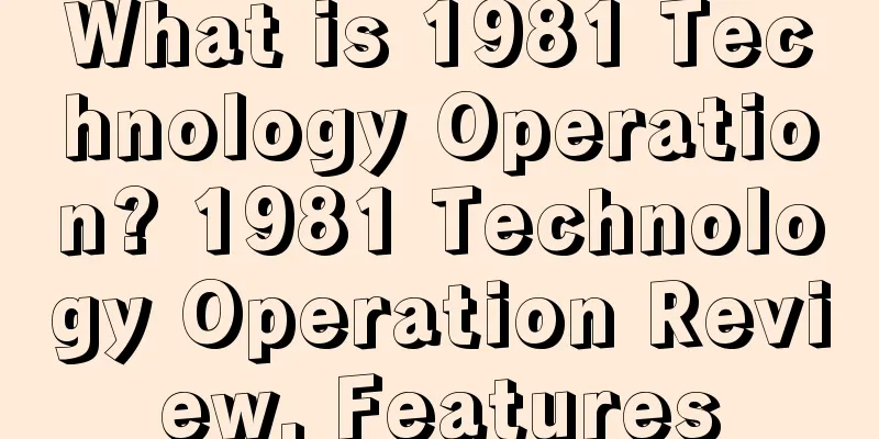 What is 1981 Technology Operation? 1981 Technology Operation Review, Features