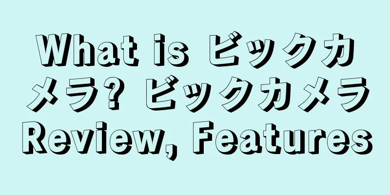 What is ビックカメラ? ビックカメラReview, Features