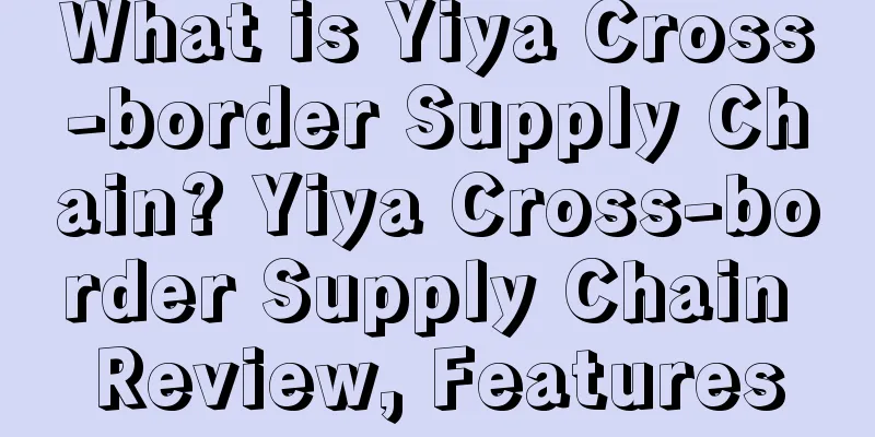 What is Yiya Cross-border Supply Chain? Yiya Cross-border Supply Chain Review, Features