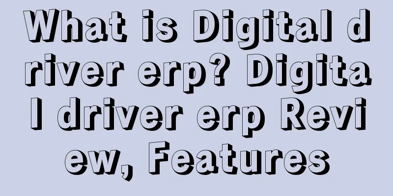 What is Digital driver erp? Digital driver erp Review, Features