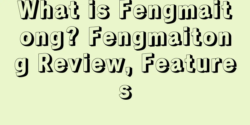What is Fengmaitong? Fengmaitong Review, Features