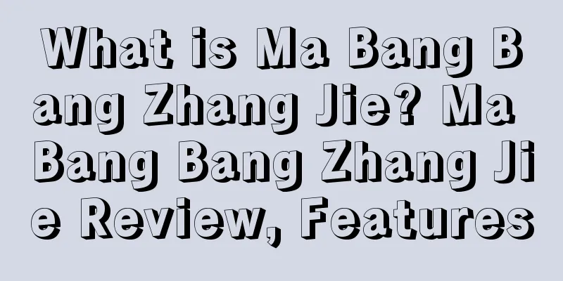 What is Ma Bang Bang Zhang Jie? Ma Bang Bang Zhang Jie Review, Features