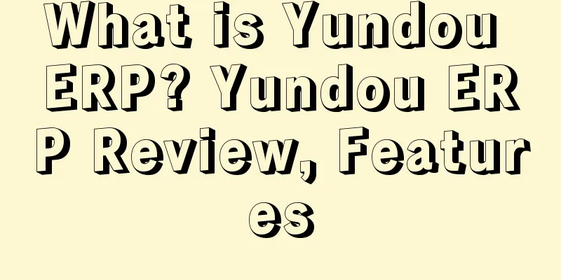 What is Yundou ERP? Yundou ERP Review, Features