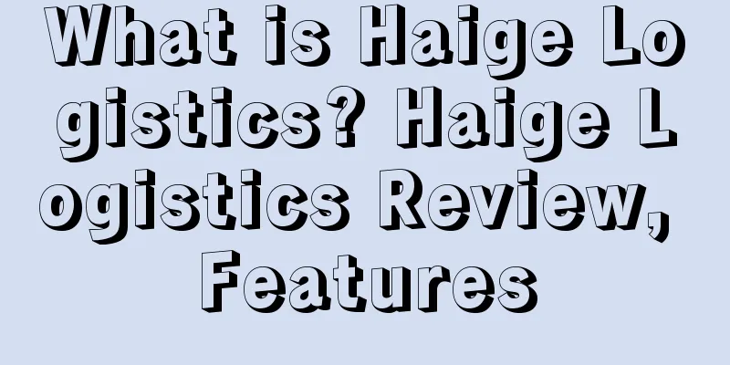 What is Haige Logistics? Haige Logistics Review, Features