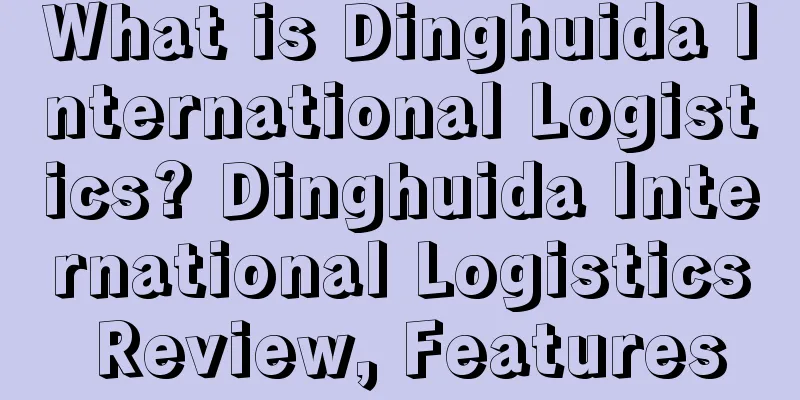 What is Dinghuida International Logistics? Dinghuida International Logistics Review, Features