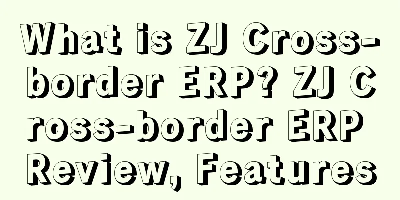 What is ZJ Cross-border ERP? ZJ Cross-border ERP Review, Features