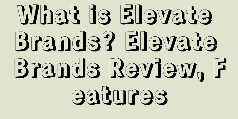 What is Elevate Brands? Elevate Brands Review, Features