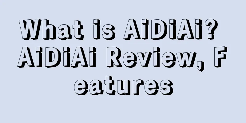 What is AiDiAi? AiDiAi Review, Features